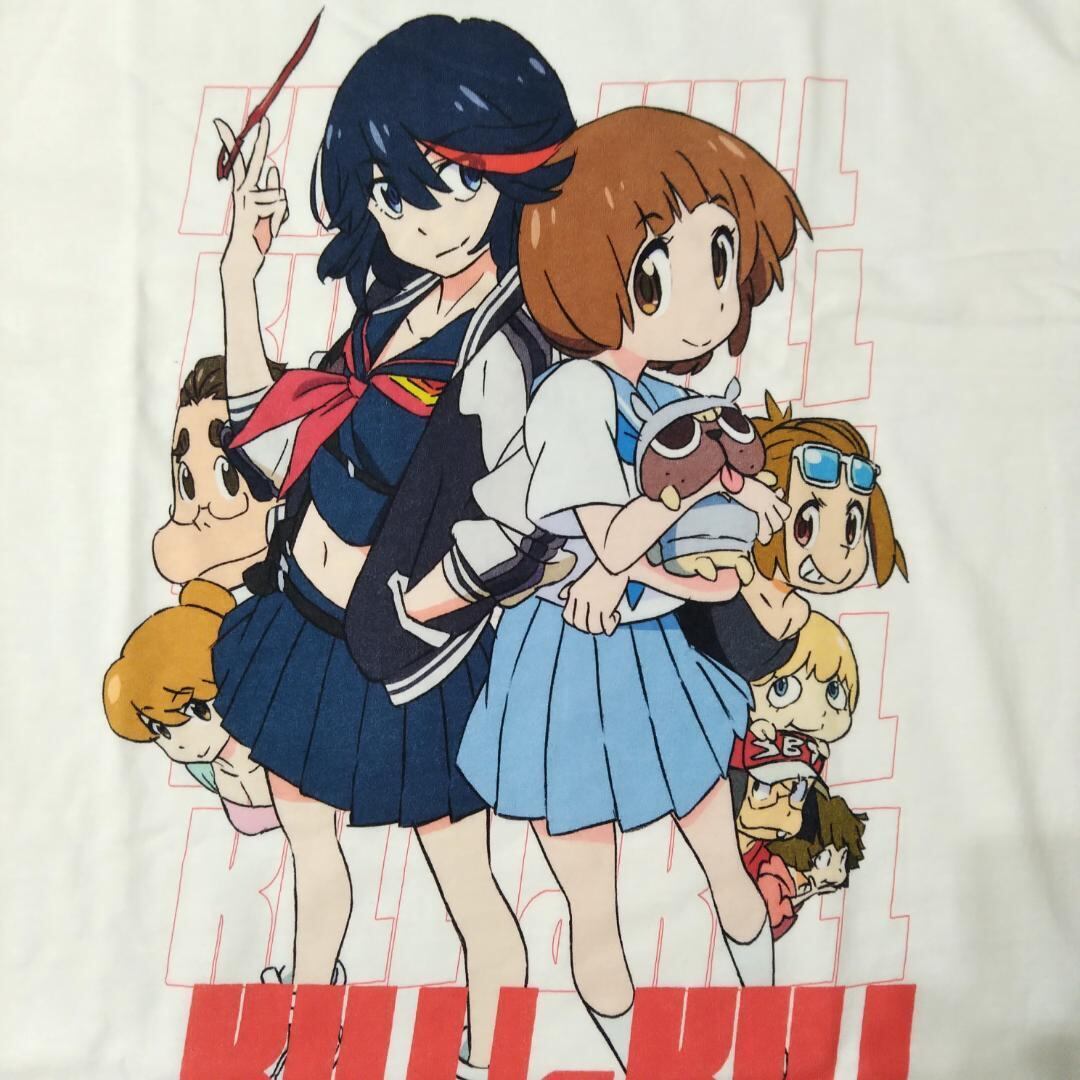 キルラキル Tシャツ L 白 アニメT 海外公式 kill la kill