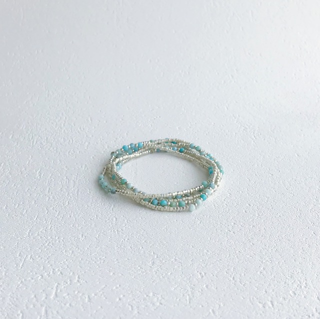 Wrap Bracelet Blue Opal