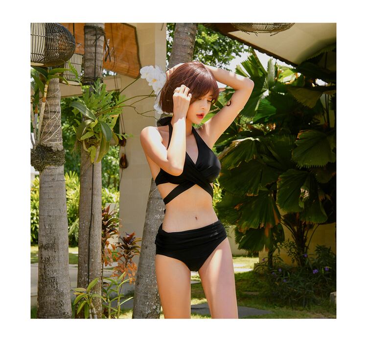 定番 人気 水着 スイムウェア ビキニ セパレート クロスデザイン