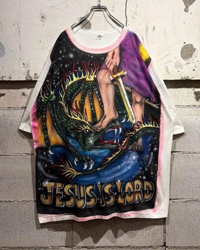 【Caka otto】 80's Air Brush Art Design Vintage T-Shirt