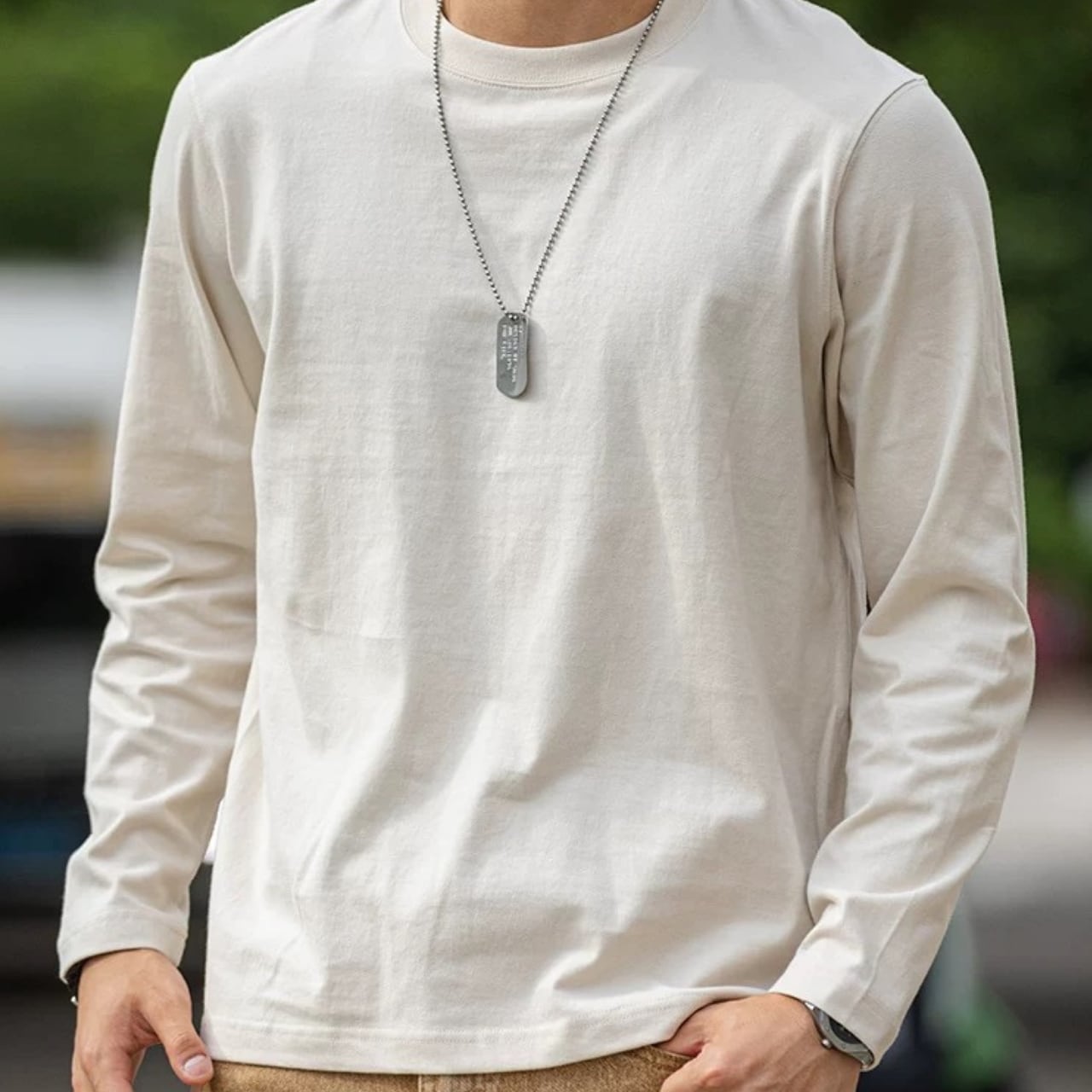 クラシック ロングスリーブ シャツ 00023