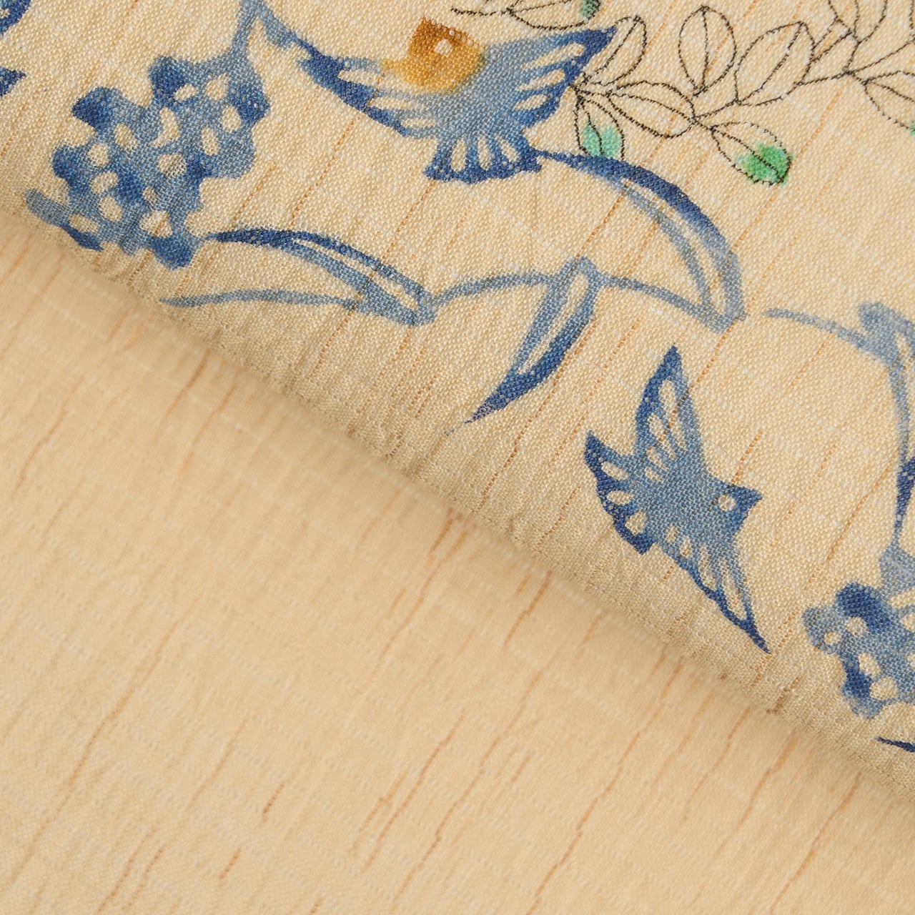 稲穂に雀と花丸紋 絽麻 夏名古屋帯【未着用品】 | かわの屋