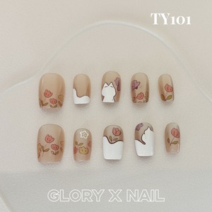 TY101　ネイルチップ　サイズXS/S/M