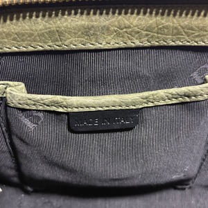BURBERRY PRORSUM grainy nubuck alma fox clutch bag