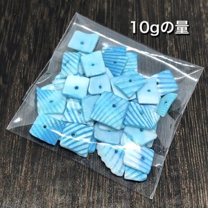 【10g】天然シェル/貝/染色ビーズ/スペーサーb