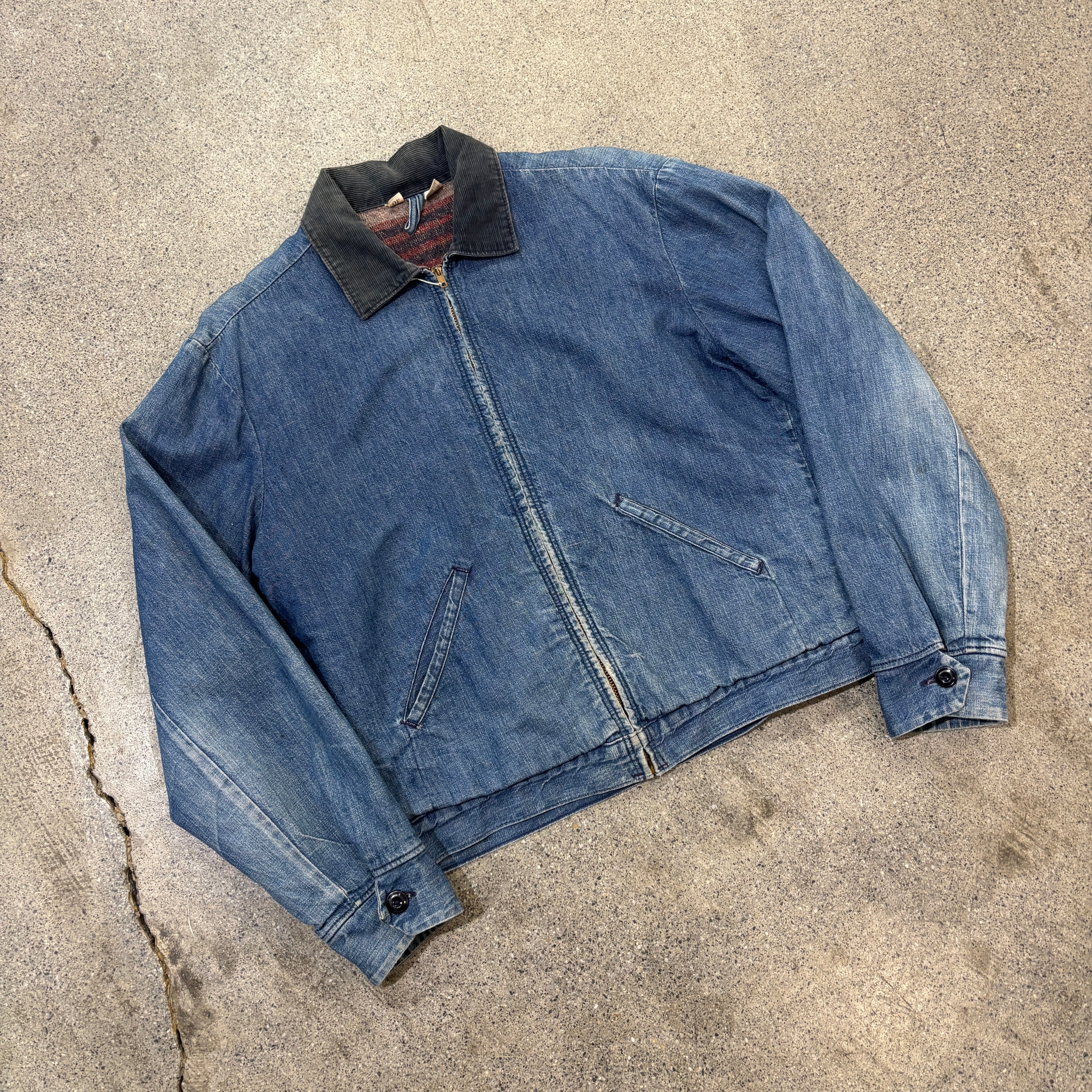 Wrangler】60s 77MJZ Twill Jacket Size 44 