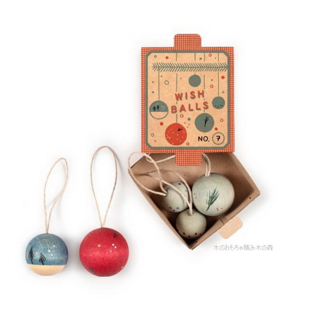 【入荷】グラパット　クリスマスオーナメント　No.7　Wish Balls　3歳〜 GRAPAT  2025新商品