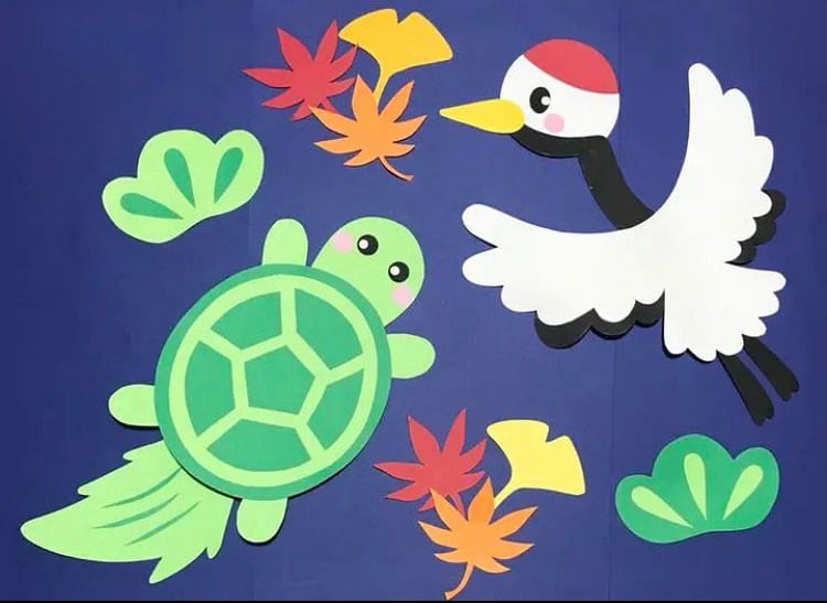 壁面飾り 鶴亀セット 正月飾り | Pay ID