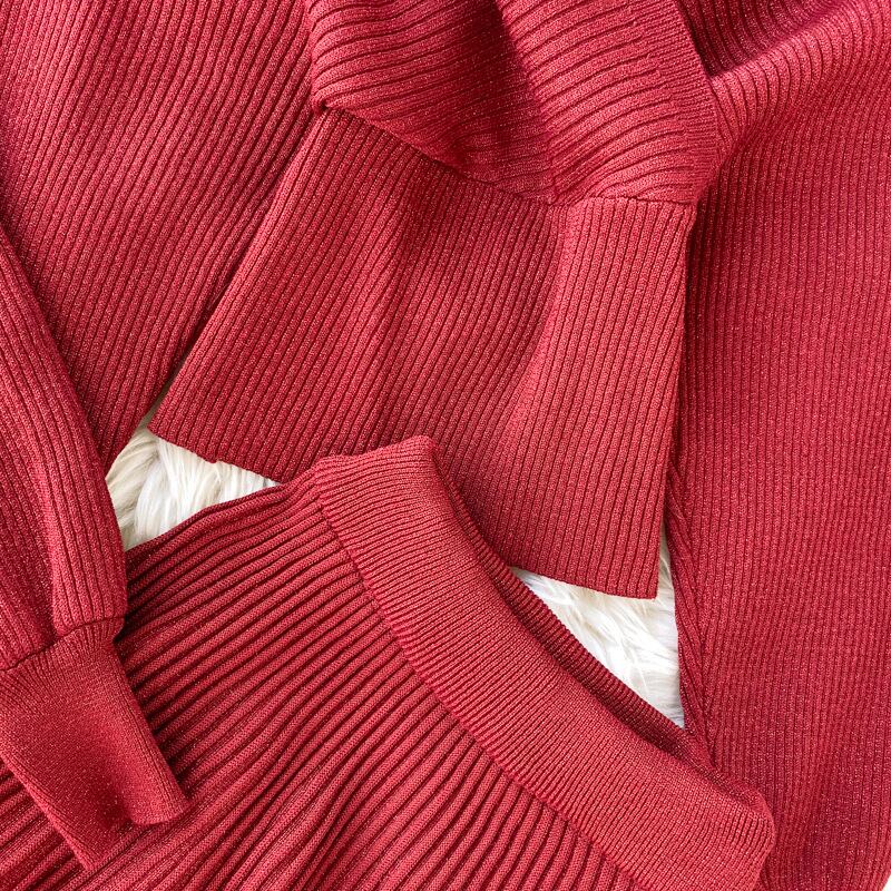 【ラテン】赤ラメ　Lサイズ　スカート b316