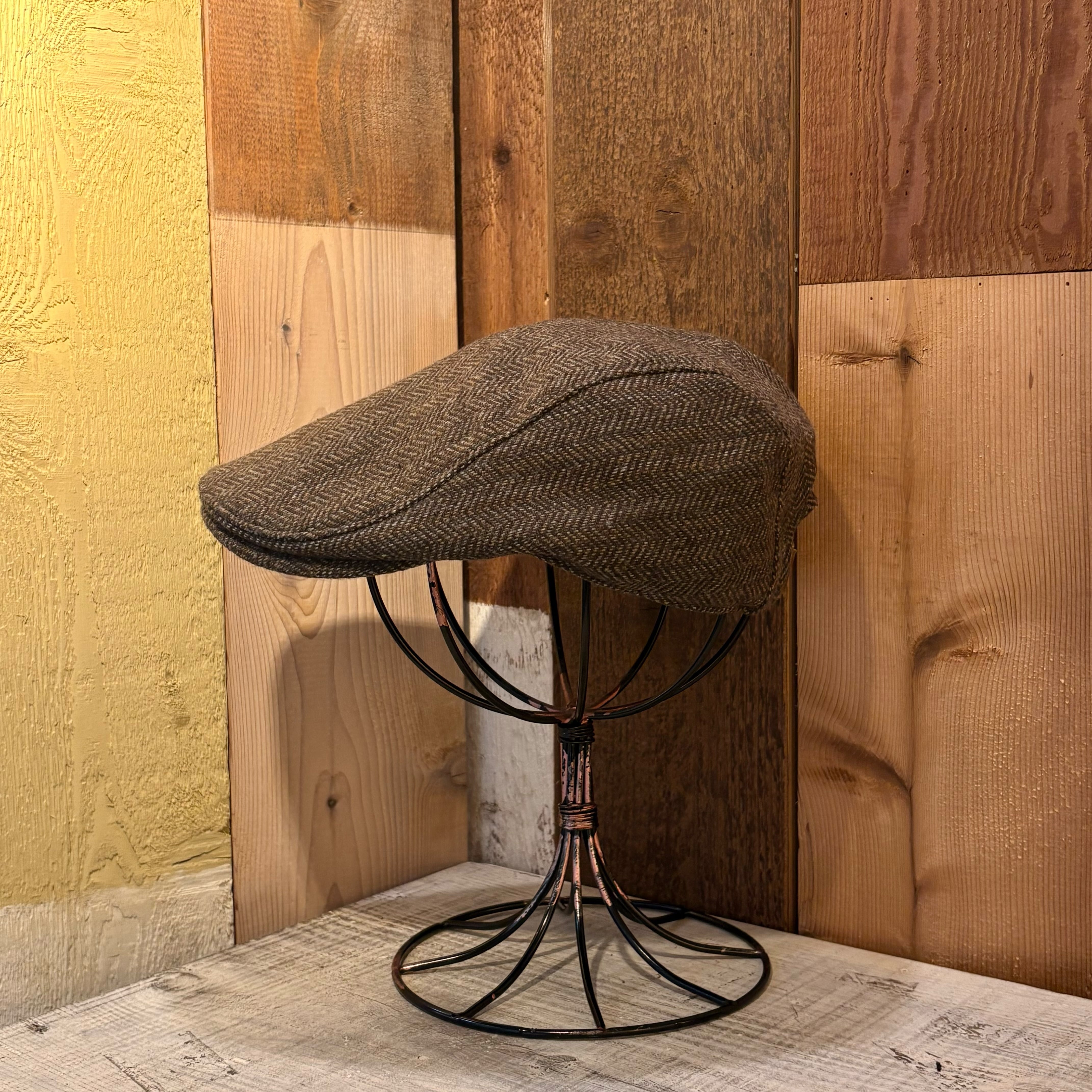 ミックスヘリンボーンハンチング | オンラインShop無（帽子の通販）