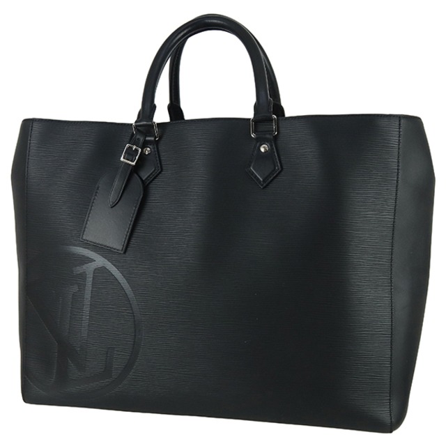 Used LOUIS VUITTON ルイヴィトン グランサック エピ イニシャル LVサークル ノワール トートバッグ ハンドバッグ 超美品