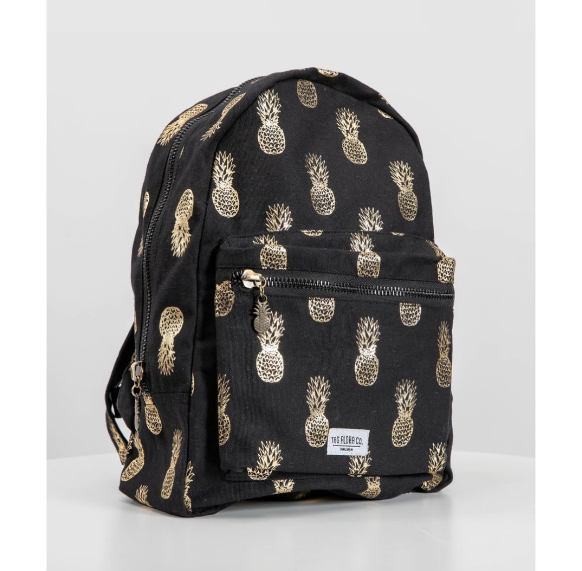 ハワイアンなリュックサック（エンジとグアバ柄） ハワイアンなリュックサック（エンジとグアバ柄）