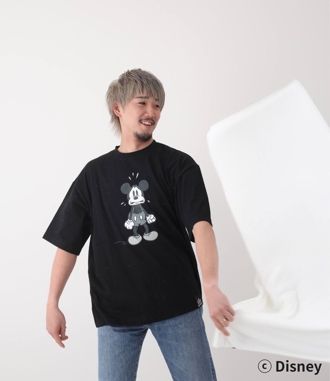 限定生産】370-ThreeSeventy-「ミッキーマウス」デザイン Tシャツ