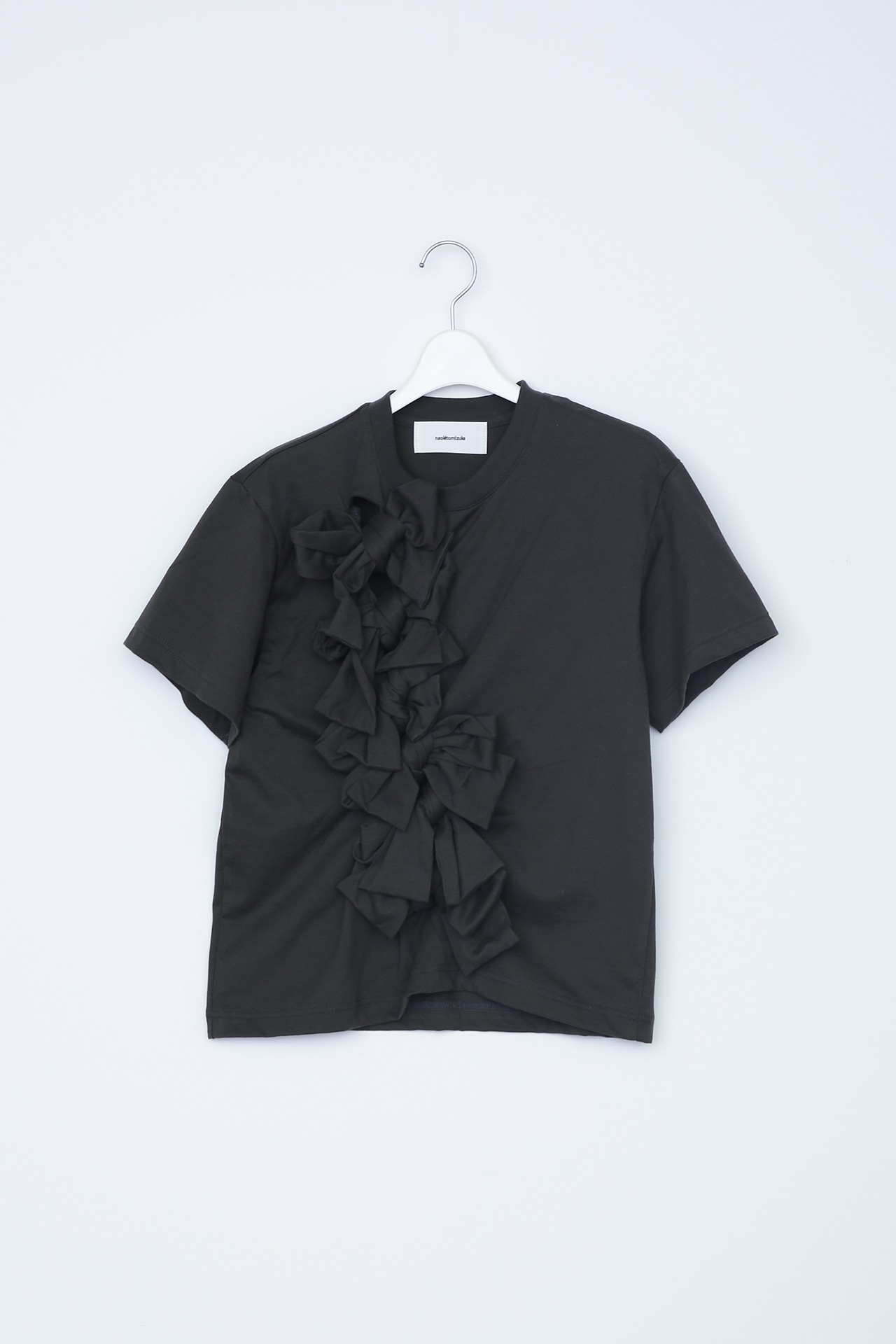 Multi ribbon short sleeve top