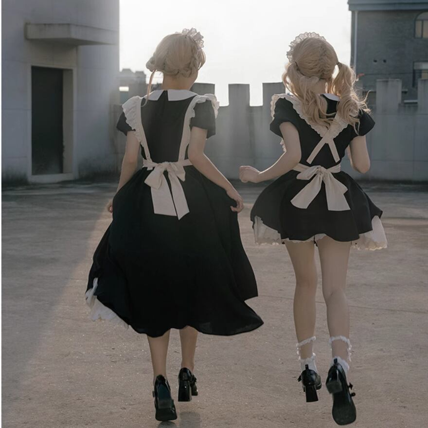 ロリータファッション通販 SEASONZ メイド服 付け袖 レトロ ロリータファッション通販 SEASONZ メイド服 付け袖 レトロ