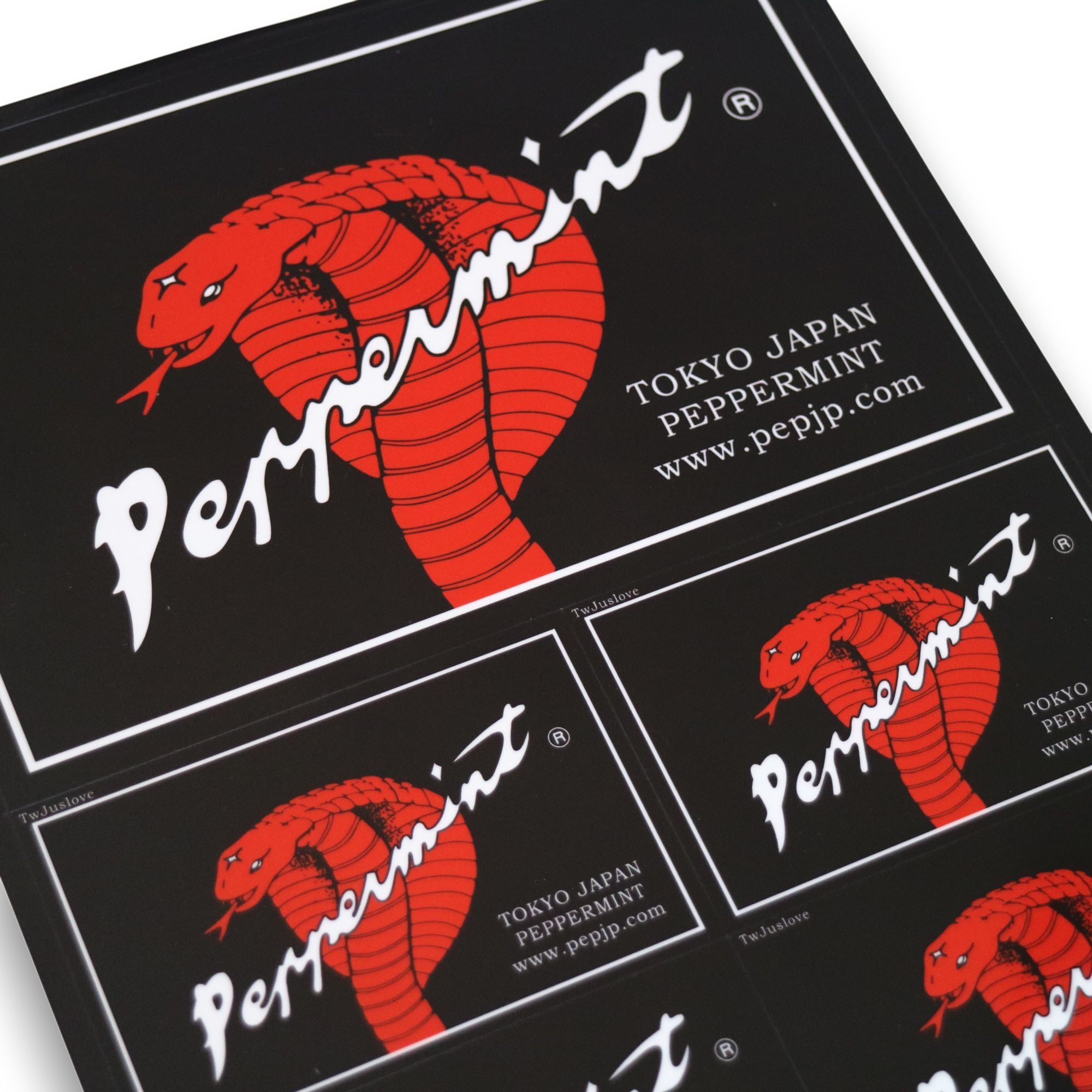 コブラ B5 ステッカー5枚分割 TOKYO PEPPERMINT ロカビリー