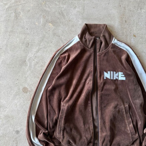NIKE / 00's- ゴツナイキ velour track jacket size M