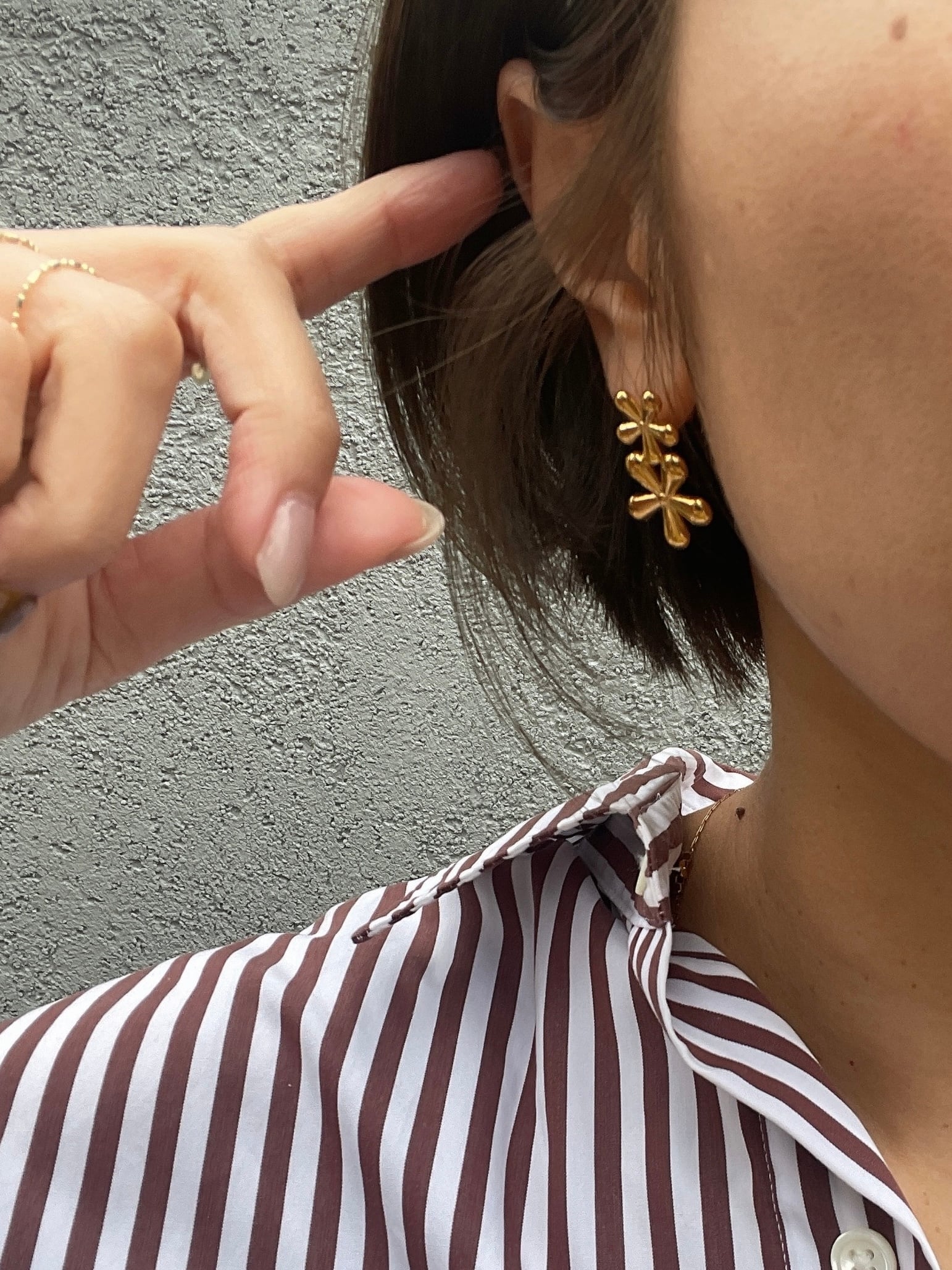 double flower pierce | joie 