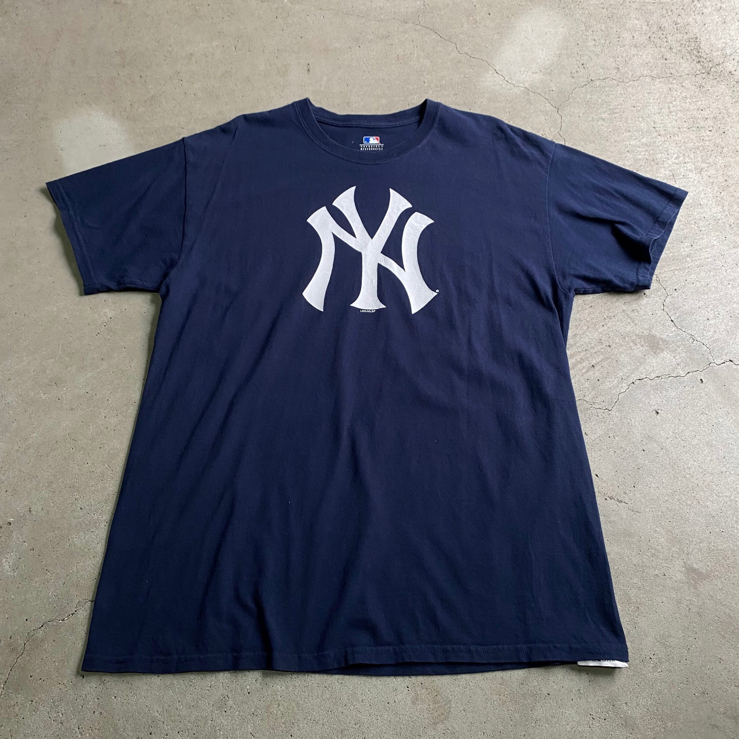 MLB ニューヨーク・ヤンキース チームロゴプリントTシャツ メンズL 