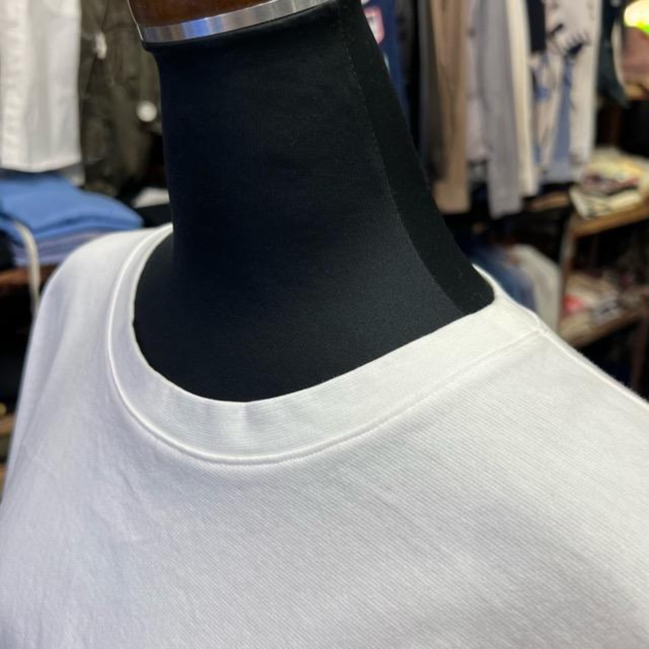 UNIVERSAL SEVEN　ロイヤルキールポンチ ラッフルスリーブ ワイド Tシャツ ホワイト　ファッション　レディース　トップス　Tシャツ