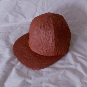 TULIP EN MENSEN /  6PANEL BOWLER CAP / BROWN