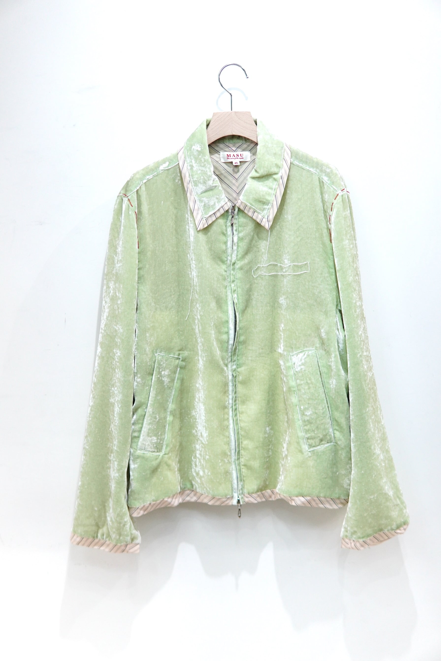 ジャケット・アウター MASU UNEVEN VELVET JACKET - MELON 48 Uneven Velvet Jacket - Melon - MASU– MASU Official Online Store