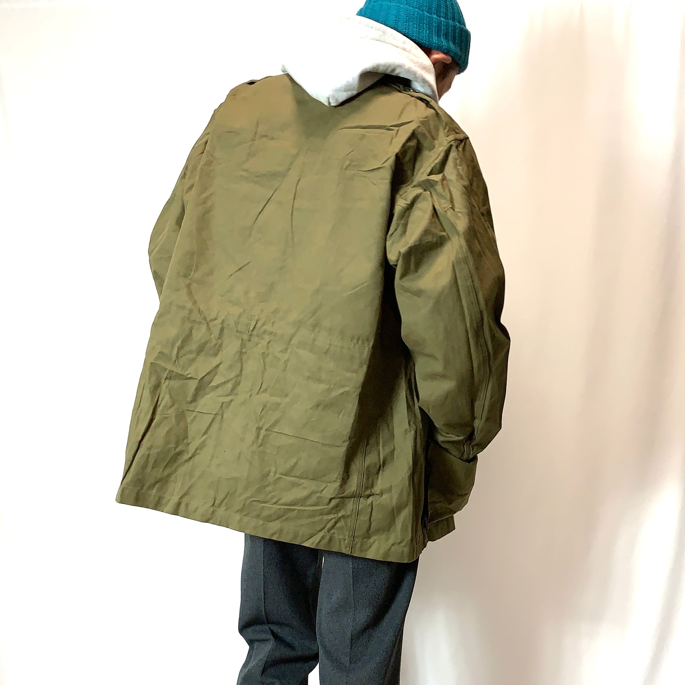 vintage old french military jacket 50s deadstock M-47 フランス軍 ...