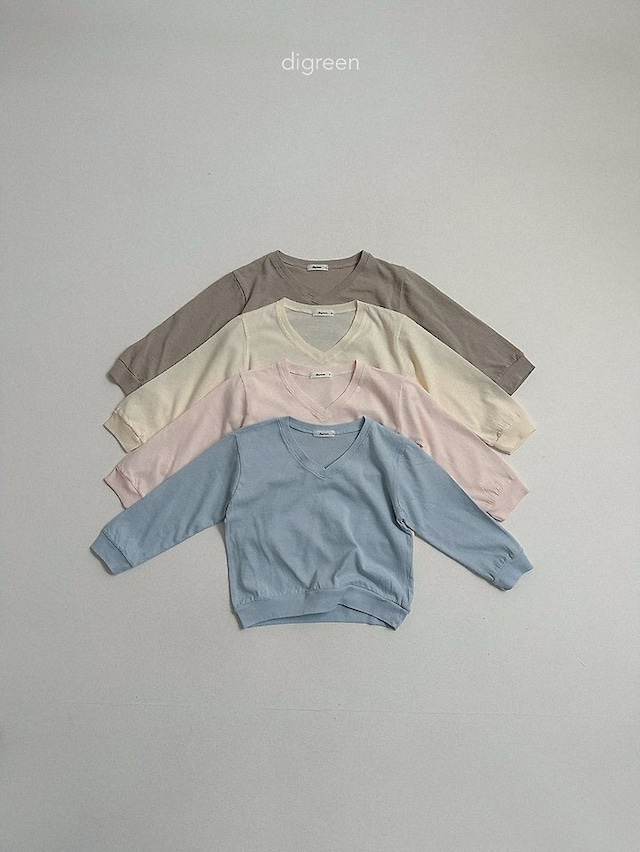 【取寄】digreen|summer v sweatshirt|サマーVスウェット|S-XXL|kids|26 summer