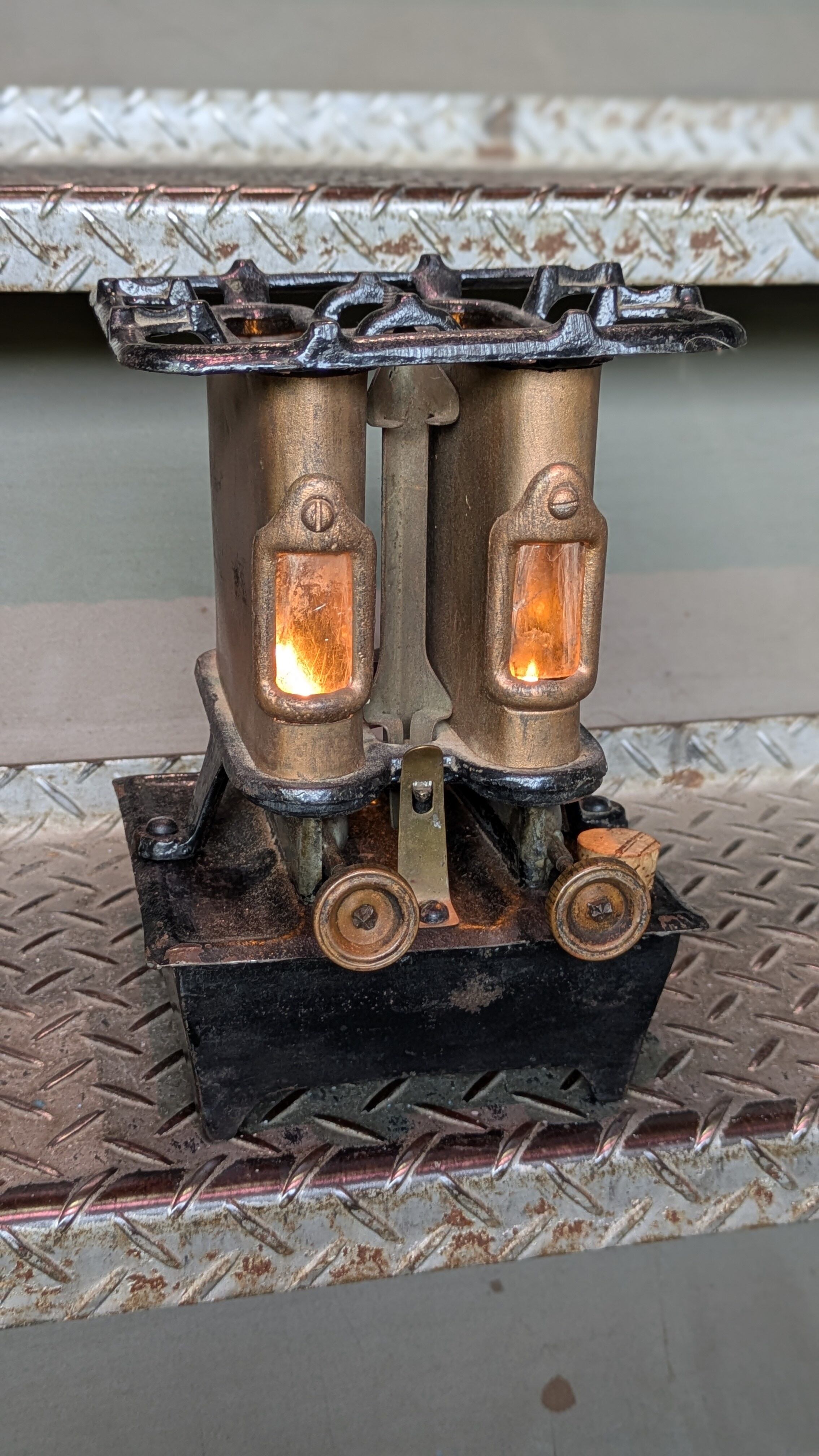 Vintage IronStove mini Stove USA VintageCamping Antique ビンテージ