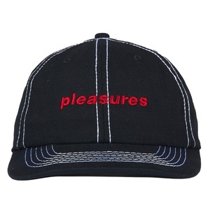 【PLEASURES/プレジャーズ】IRIS 6 PANEL HAT 6パネルキャップ / BLACK