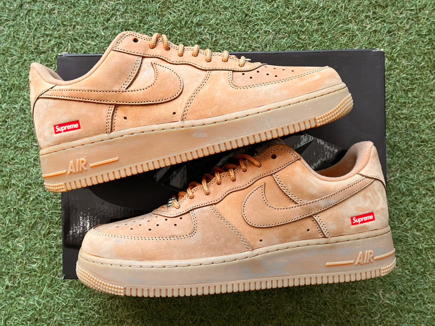 Supreme × NIKE AIR FORCE 1 LOW W SP FLAX/WHEAT DN1555-200 28cm ...