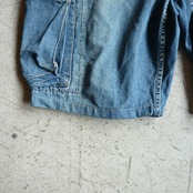 1990s RRL デニムカーゴパンツ ショーツリメイク 三つ星タグ W34