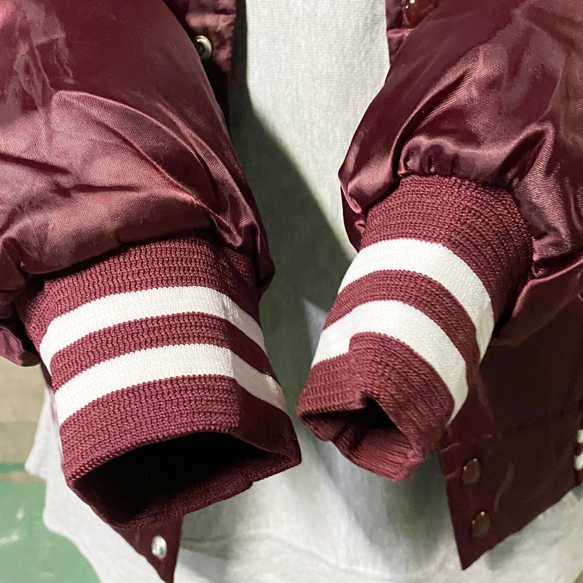 90年代 ビンテージ Chalk Line チョークライン 無地 サテン ナイロン