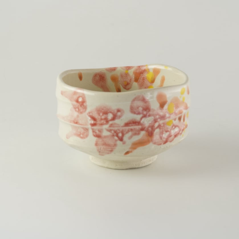 茶の湯碗 Flower