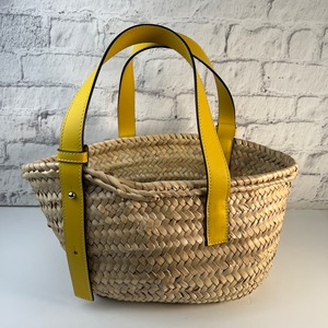 LOEWE ロエベ ストローバッグ  ハンドバッグ イエロー A-8992