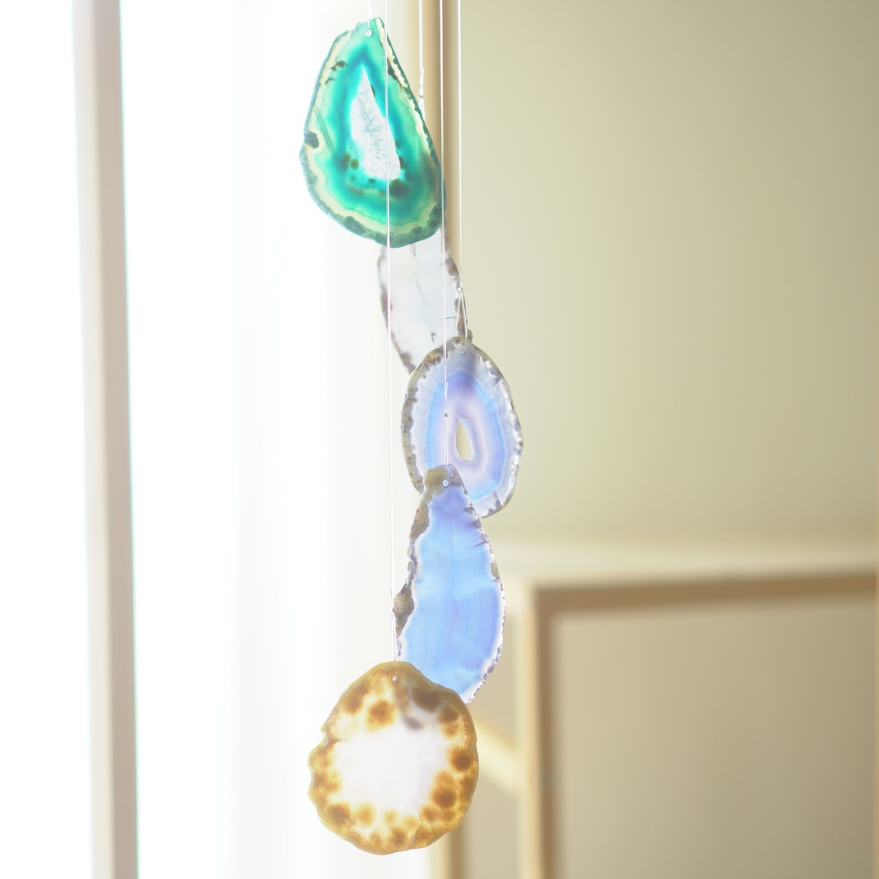 Oasis 08 - アゲートヒーリングチャイム / Agate Sun Catcher Wind Chime 793