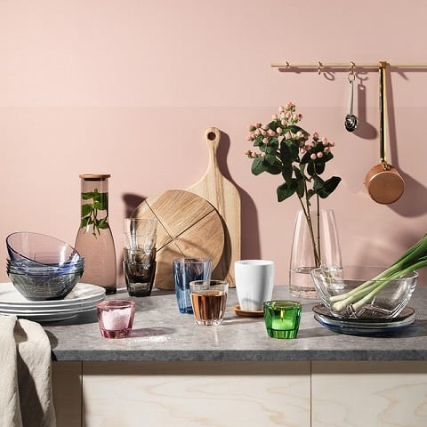 KOSTA BODA フラワーベースコスタボダ 花瓶 緑 コスタボダ costa boda