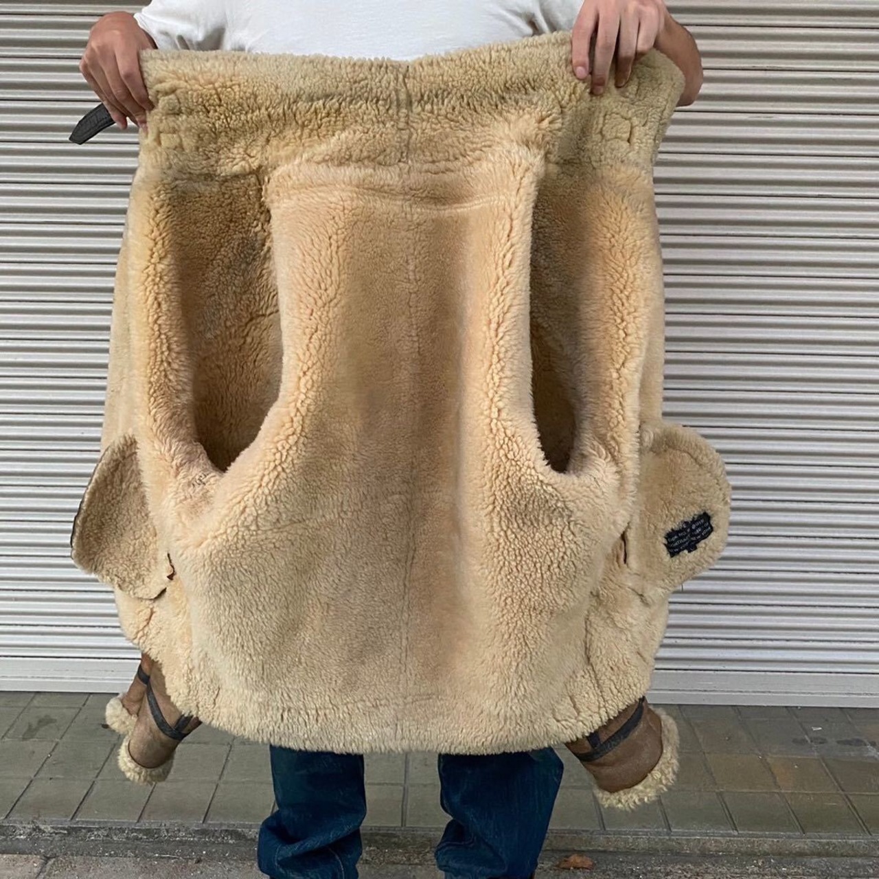ヴィンテージ エラ HUMAM BEING B-3 ボマージャケット レザー 菅田将暉