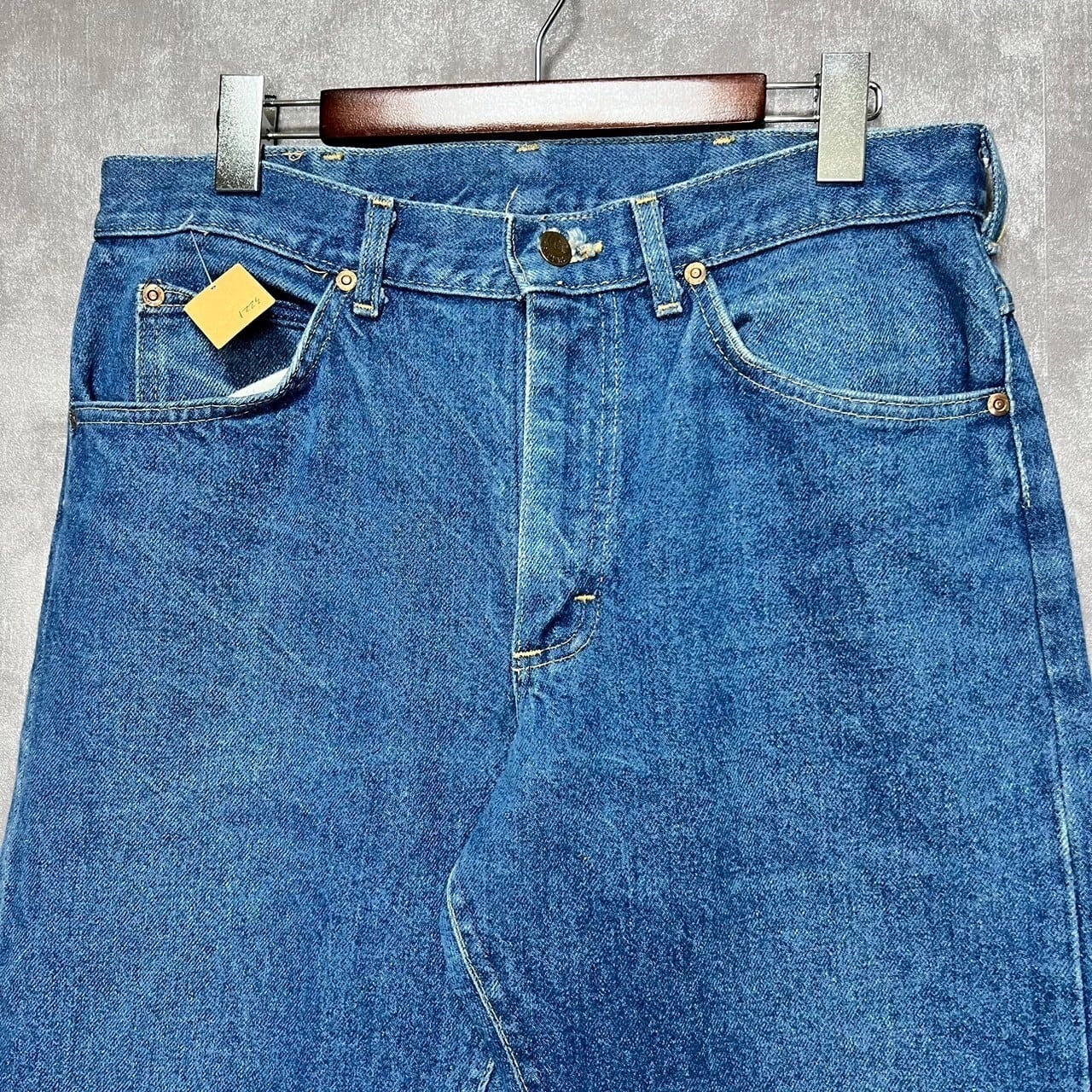 W32×L30】Lee デニムパンツ 革パッチ | 古着屋OLDGREEN