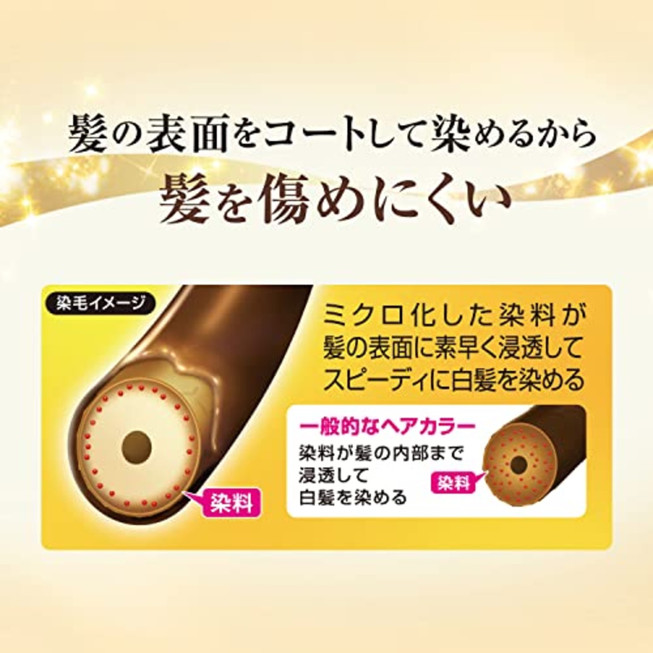 サロンドプロ 白髪染め ヘアマニキュア スピーディ 5 ナチュラルブラウン