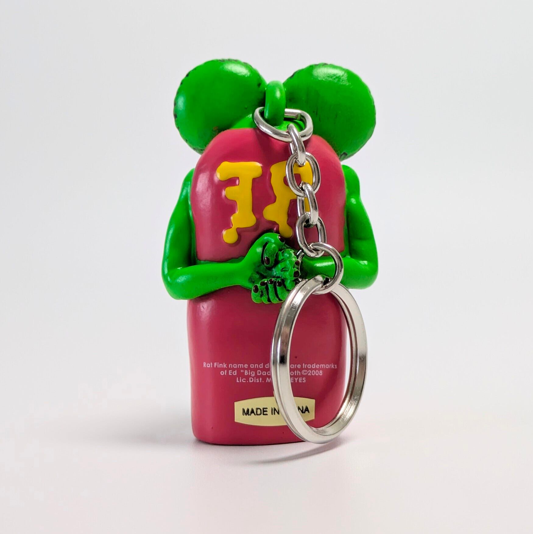【 RAT FINK( ラットフィンク )】 Lighter Cap KeyHolder ( ライターキャップキーホルダー ) 〚アメリカン雑貨 アメトイ〛