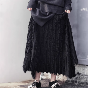 【送料無料】 スカート ロングスカート アシンメトリー ロング ミモレ丈 フレア Aライン シンプル ハイウエスト ウエストゴム 厚手 かわいい 大人可愛い きれいめ カジュアル 大人 おしゃれ お洒落 こなれ感 コンサバ系 ラフ 抜け感 レディライク 無地 冬 誕生日会 30代 40代 レディース 女性用 ふわふわ ママ デート お出かけ お呼ばれ 休日 アウトドア お茶会 女子会 授業参観 着回し 普段使い ファッション コーデ スタイル 定番 プチプラ 着痩せ   ブラウン ベイクドカラー