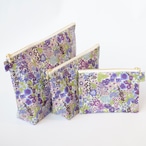 リバティラミネートポーチ 三点セット【マーガレットアニー】