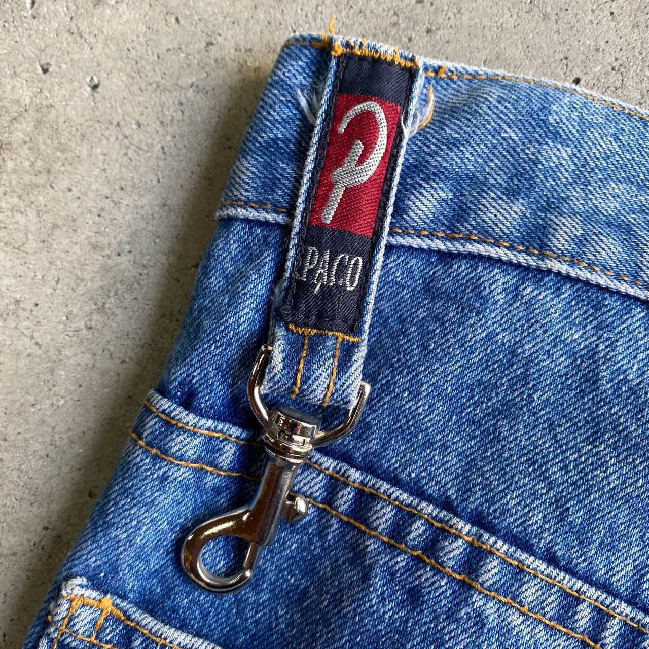 90年代 PACO JEANS ワイド ペインター バギー デニムパンツ メンズW30 