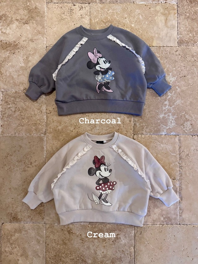 即納◆100-108 frill minnie スウェット-POISSON