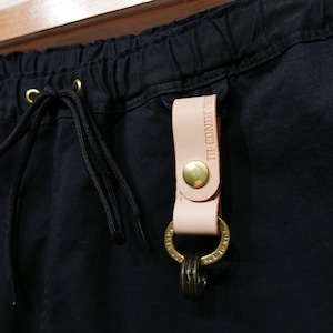 ( BLACK ) BELT LOOP KEY CHAIN