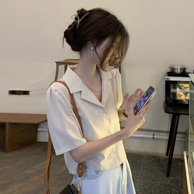 ショートジャケット サマー薄手ルーズ 夏物 試着室47615889988