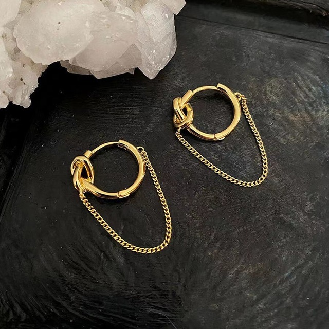 Loop Drop S925 Earrings