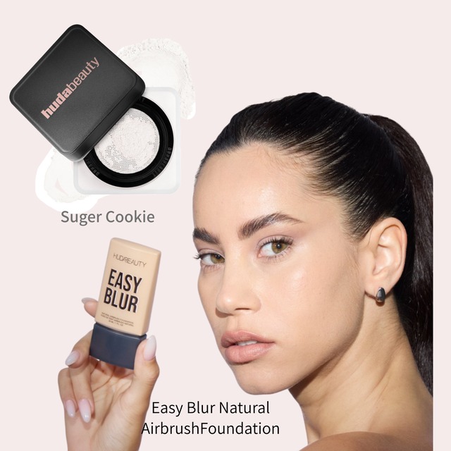【HUDA BEAUTY】  Easy Blur Natural Airbrush Foundation with Niacinamide お好きなカラー