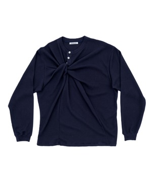 HOMMENA / HM26AWJE01 FIRST AID HENLY NECK TEE(NAVY)